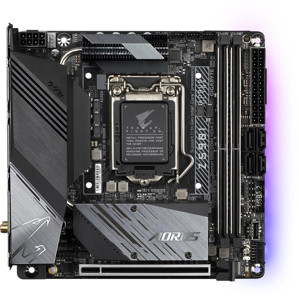 gigabyte z590i aorus ultra