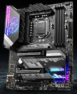 msi z590 gaming carbon preview