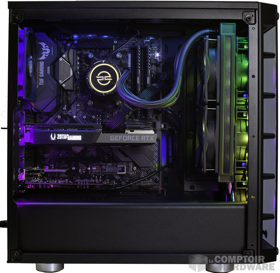 L'intérieur, côté carte mère