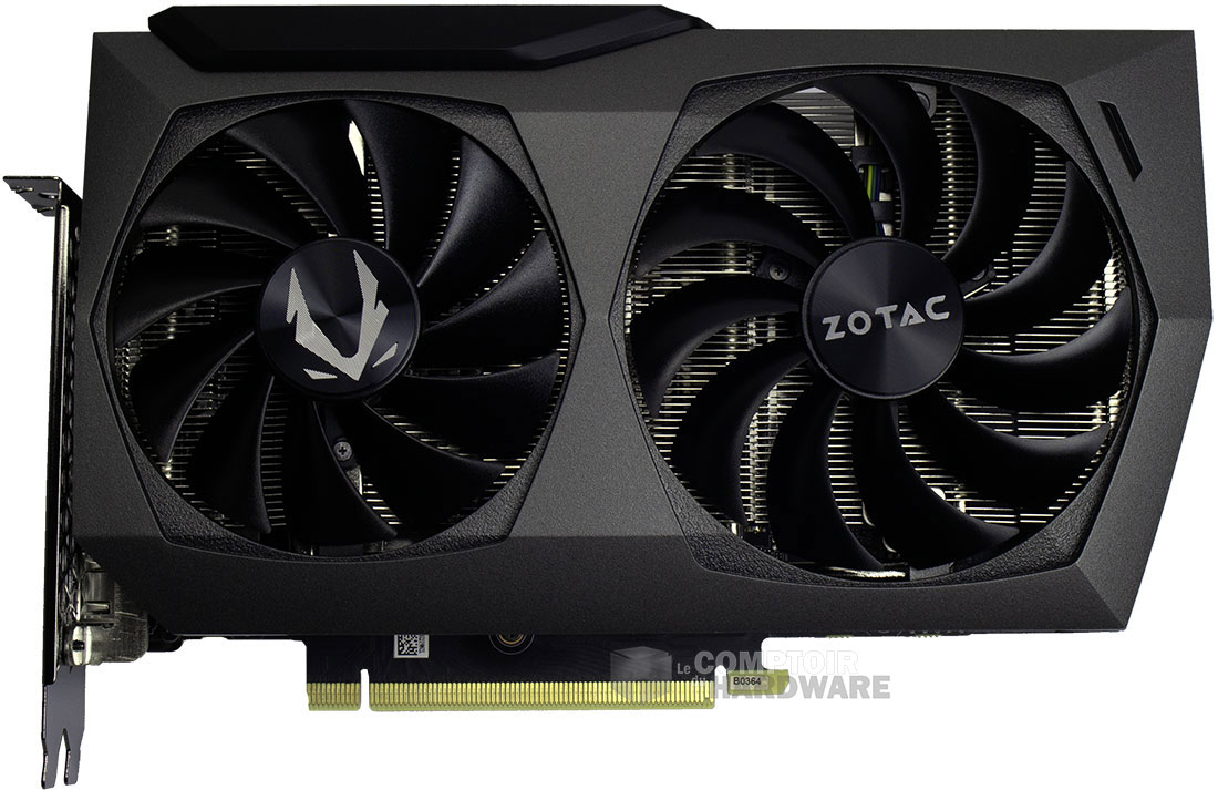 La Zotac RTX 3070 Twin Edge installé dans la bestiole