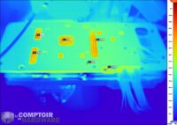 asus tuf gaming rtx 3070 - image ir en charge (mode silence)