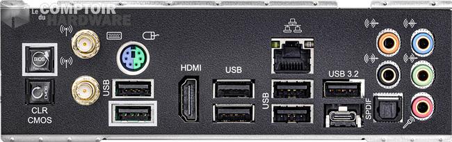 asrock x570 taichi razer edition - backplate