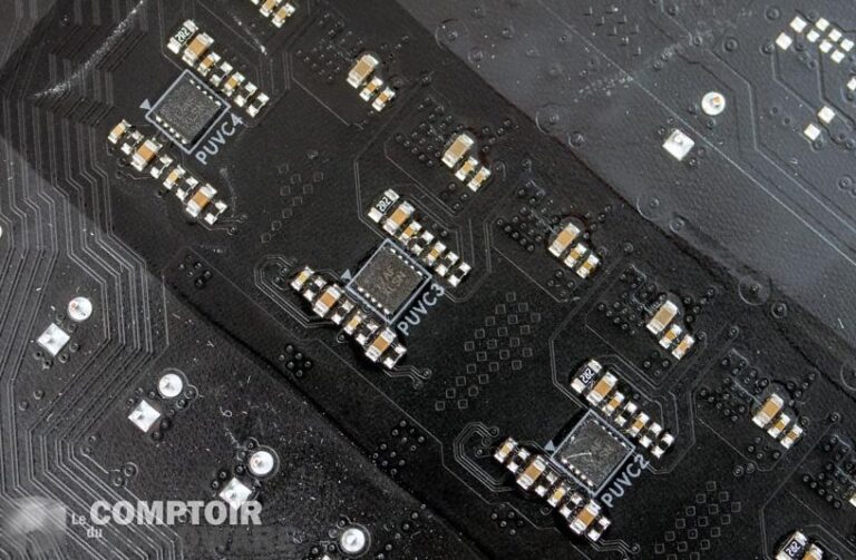 asrock x570 taichi razer edition - doubleur de VRM