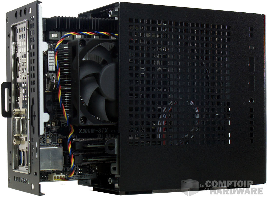 Le DeskMini X300 une fois ouvert
