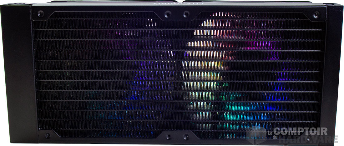 Le radiateur en alu de 240 mm