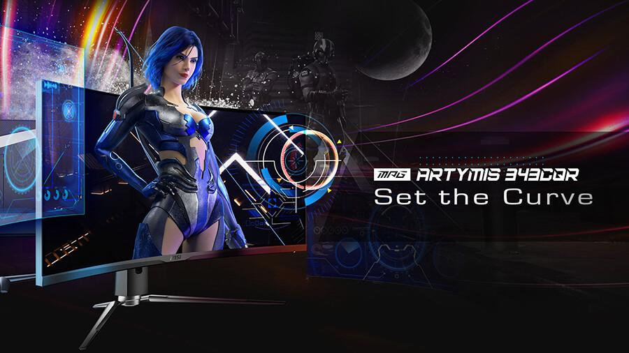 msi mpg artymis 343cqr marketing