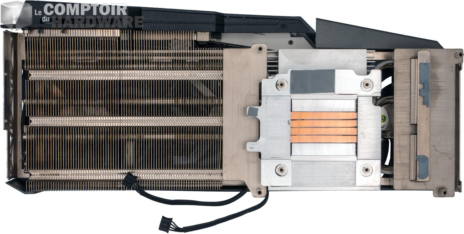 Inno3D RTX 3060 iChill Red - zoom sur le radiateur