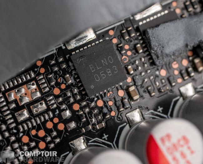 Inno3D RTX 3060 iChill Red - zoom sur les VRM