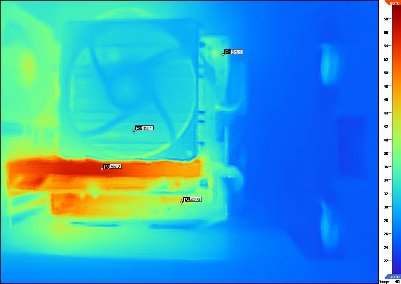Pendant la chauffe, on reste plutôt à l'aise