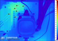 asus prime b550m-a - image ir sous charge de 65 w