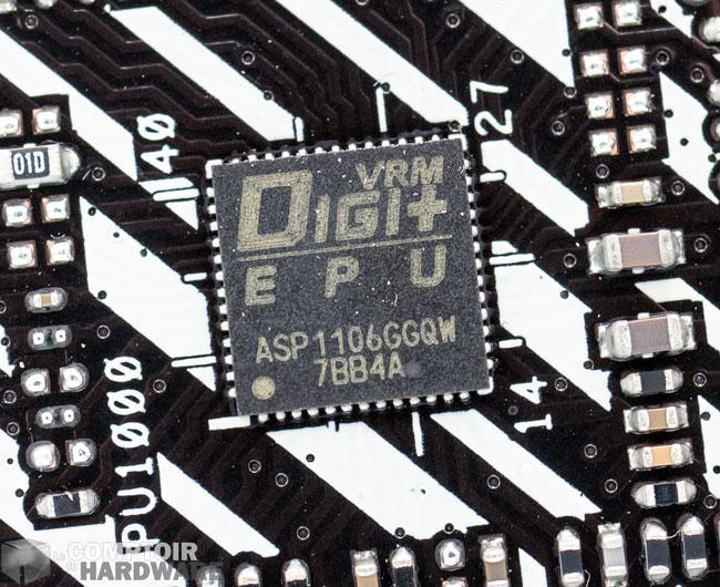 asus prime b550m-a - puce de gestion de l'alimentation