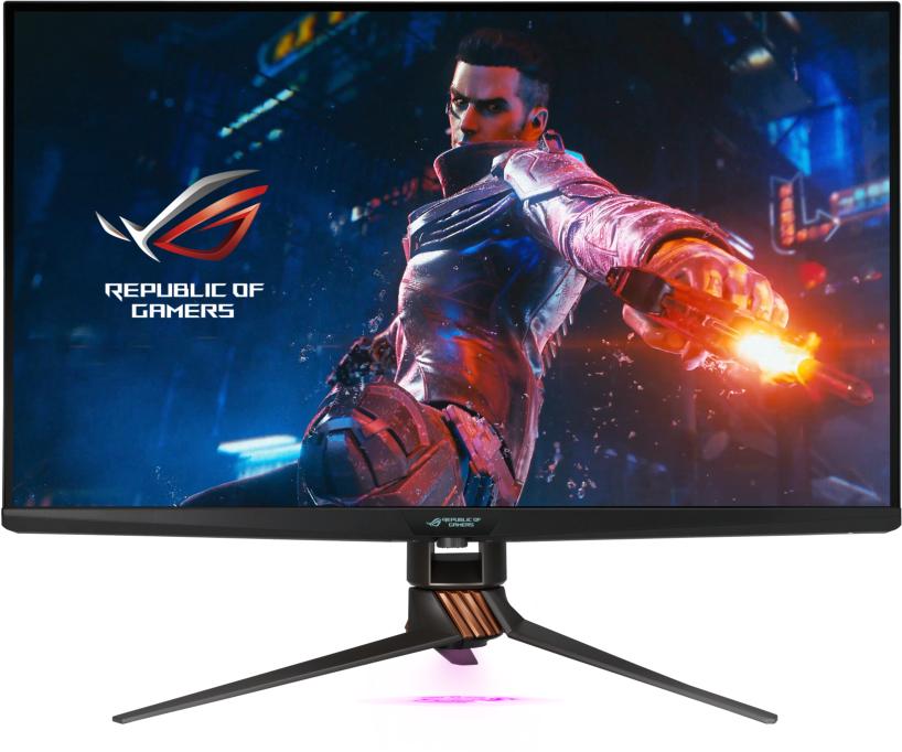 asus rog pg32uqx 2021 front