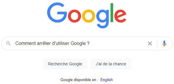 comment arreter utiliser google