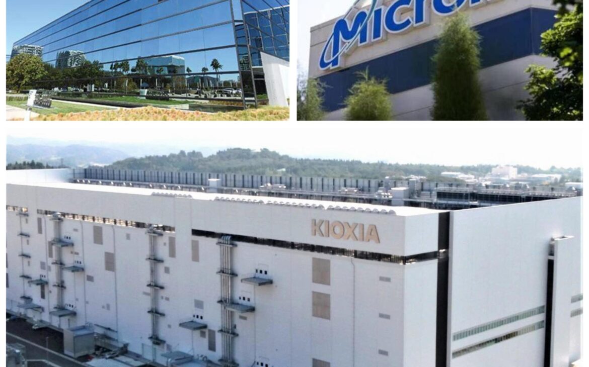 kioxia micron western digital acquisition collage