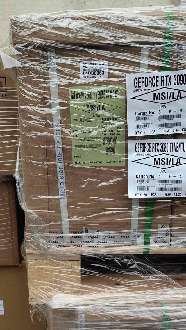 De la RTX 3080 Ti...