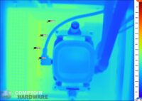 nzxt n7 b550 - image ir sous charge de 95 W