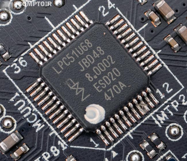 nzxt n7 b550 - puce de gestion du rgb