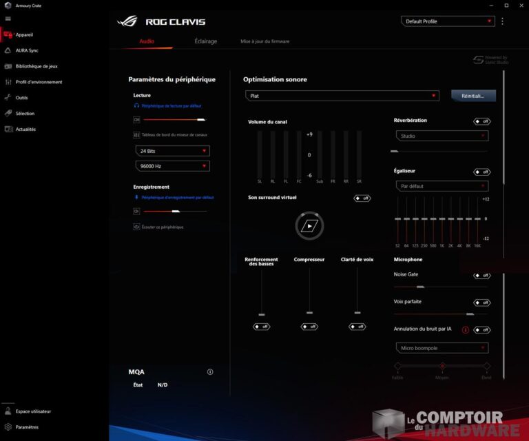 asus rog clavis -armoury crate