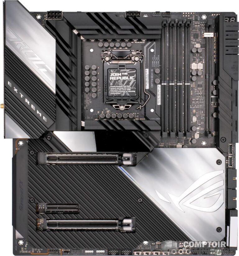 asus rog maximus xiii extreme - face avant