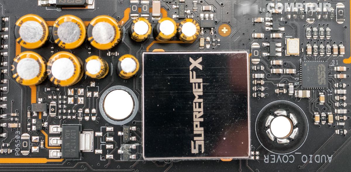 asus rog maximus xiii extreme - circuit audio