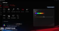 asus rog maximus xiii extreme - gestion des led avec AURA