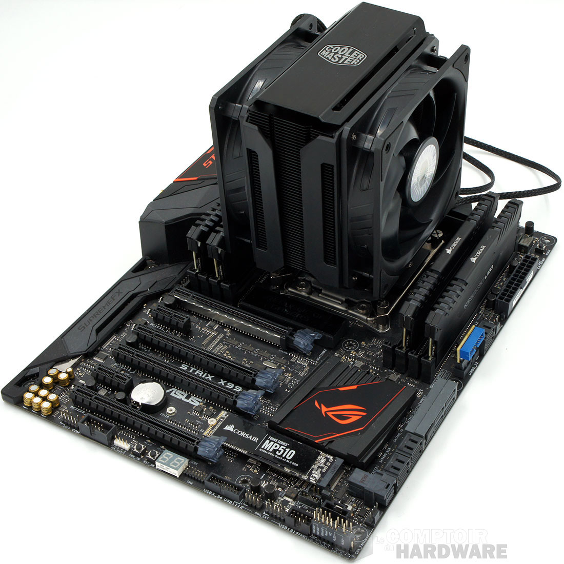 Une fois sur le socket LGA-2011