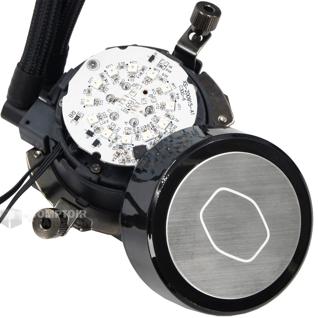 Les DEL cachées sous le logo