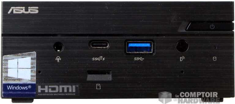 L'avant du PN62 d'Asus