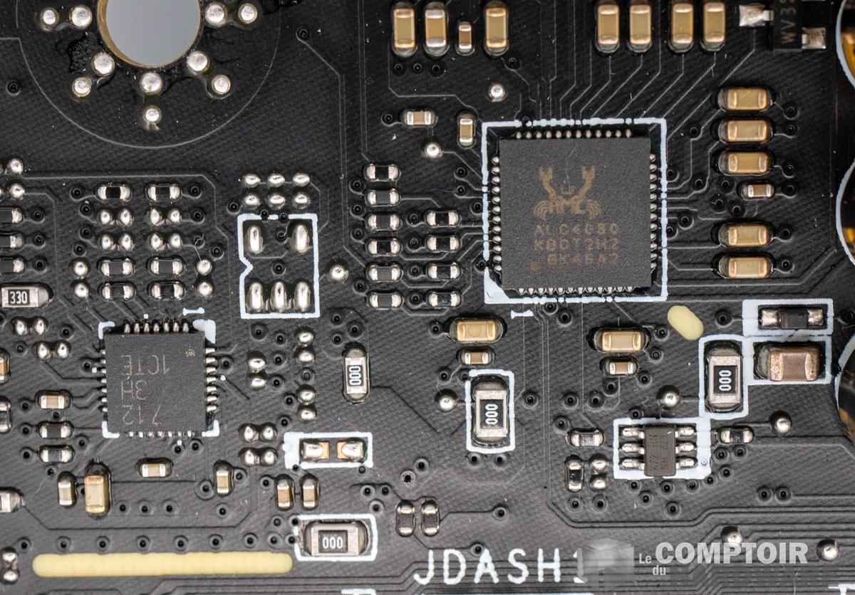 msi mpg z590 gaming carbon wifi - circuit audio