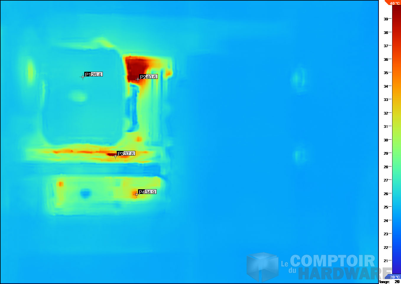 Le 7000D Airflow au repos, ça caille !