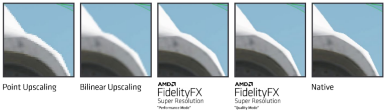 AMD FSR : un exemple pas trop difficile