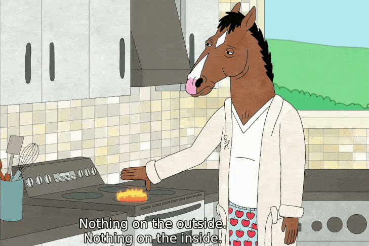 bojack horseman i dont feel anything