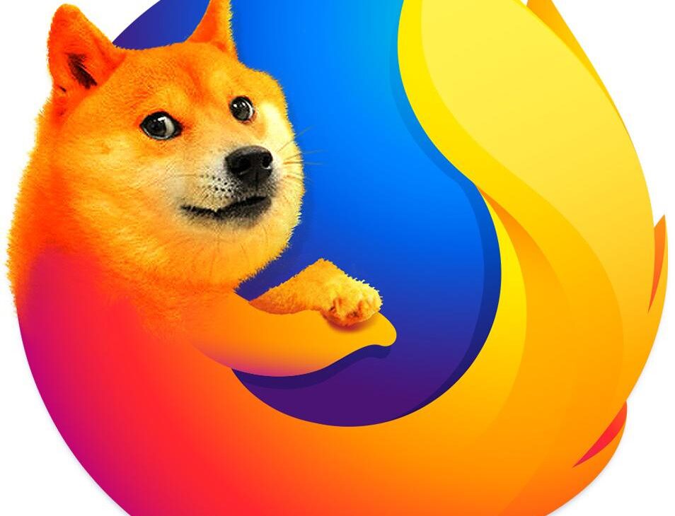 doge firefox logo meme