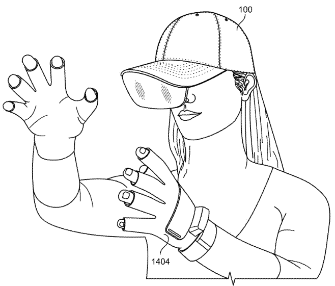 facebook vr cap patent