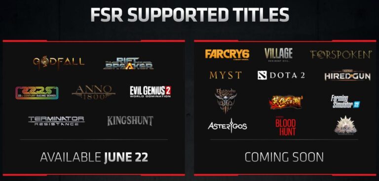 AMD FSR : c'est kiki vient après ?