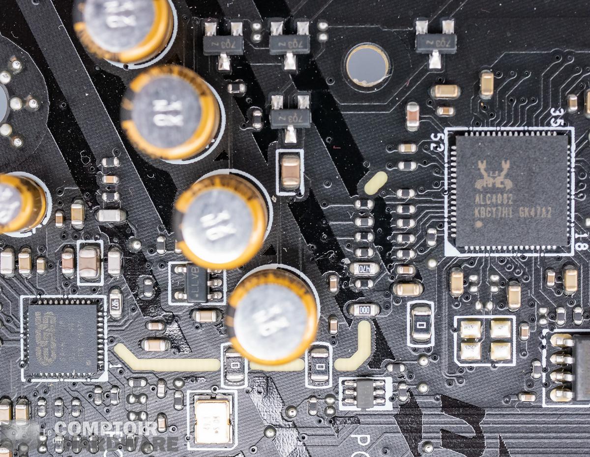 msi meg z590 ace gold edition - circuit audio