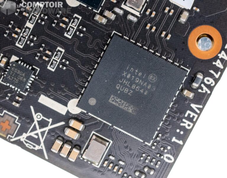 msi meg z590 ace gold edition - carte de gestion du Thunderbolt 4