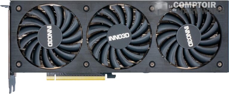 inno3D rtx 3070 ti x3 OC - vue de face
