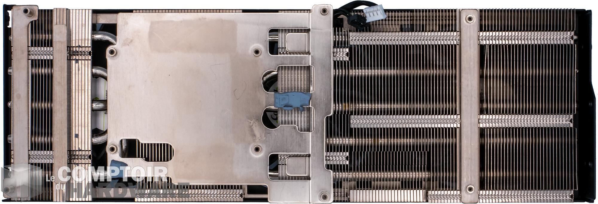 inno3D rtx 3070 ti x3 OC - zoom sur le radiateur