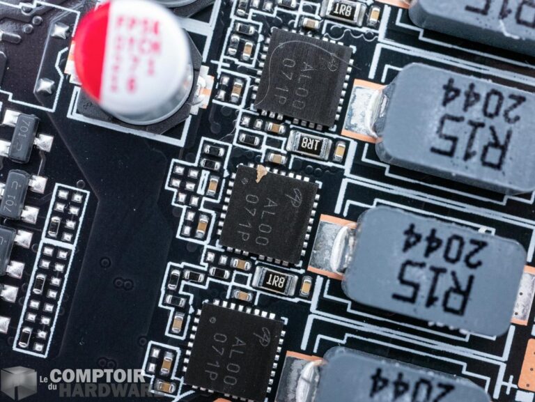 gigabyte rtx 3080 ti eagle - zoom sur les VRM