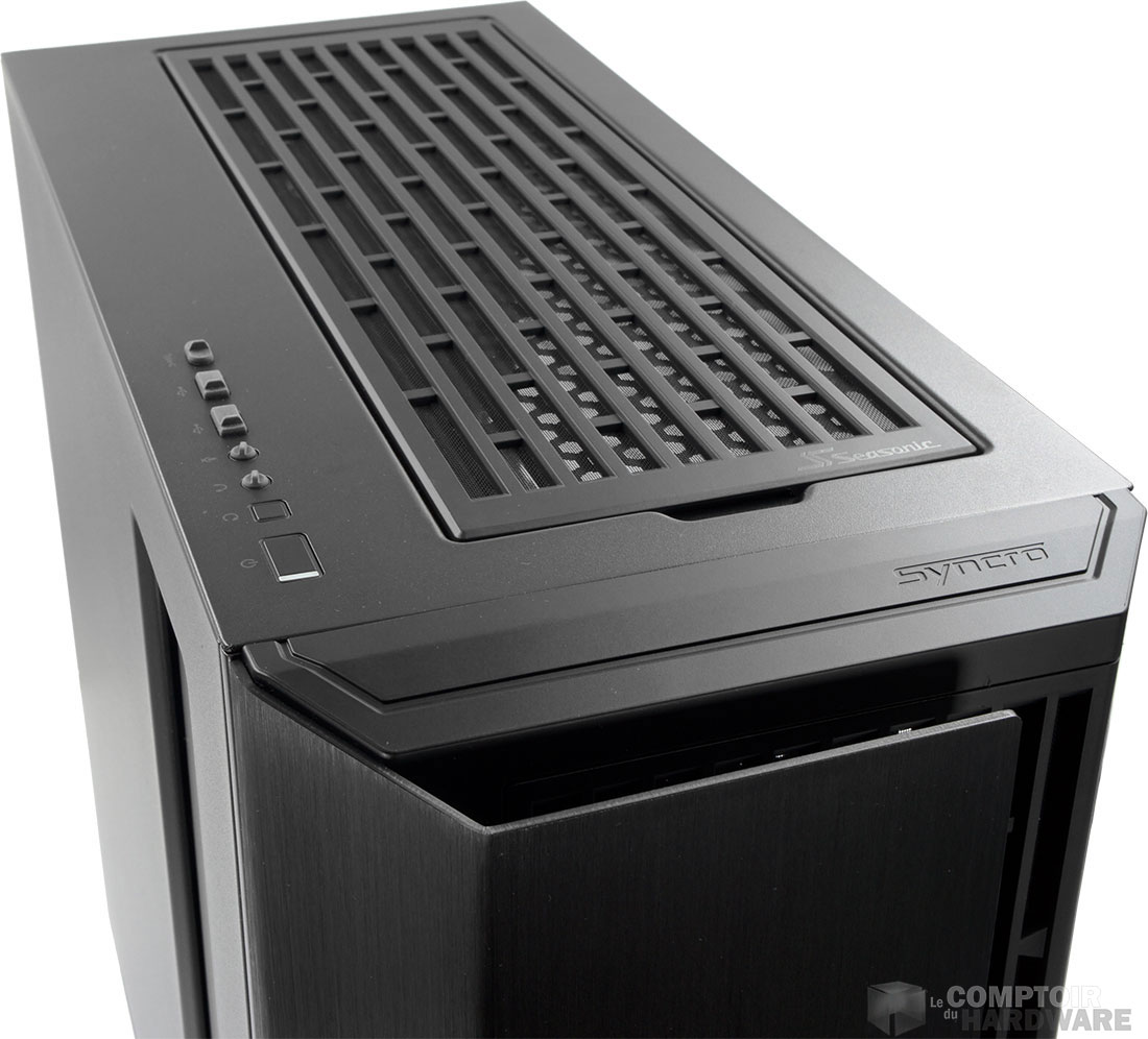 Filtre et connectique externe sur le haut