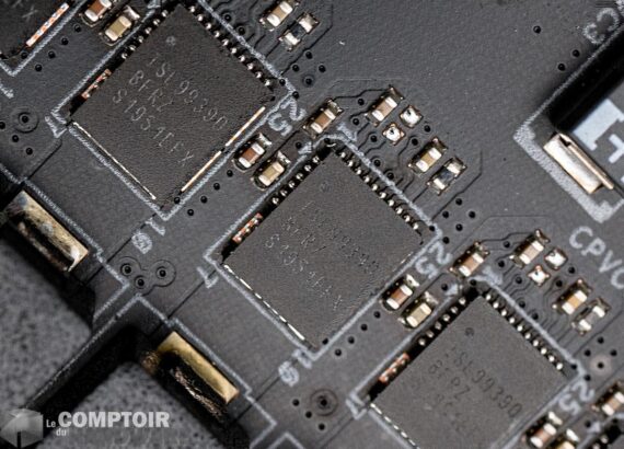 asrock z590 taichi - zoom sur les VRM