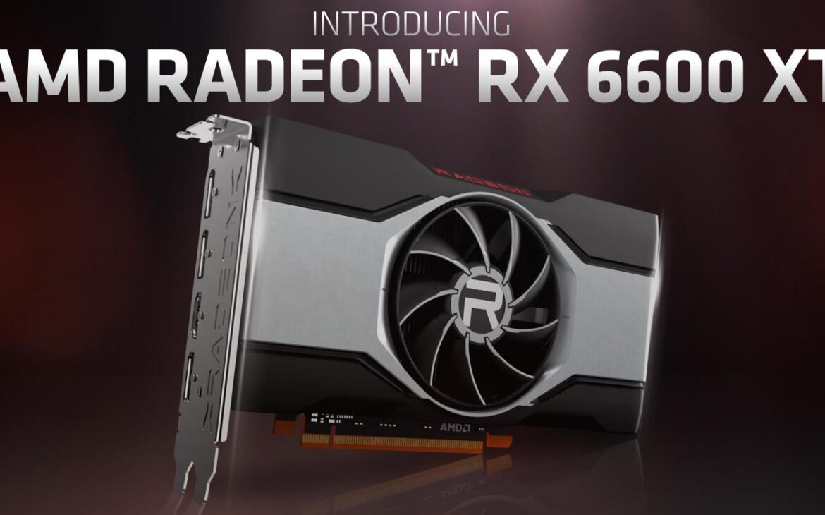 La RX 6600 XT, dans toute sa splendeur