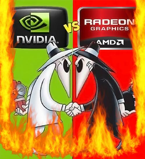 amd vs nvidia chauffe