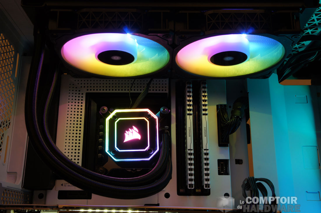 corsair h100i elite capellix t