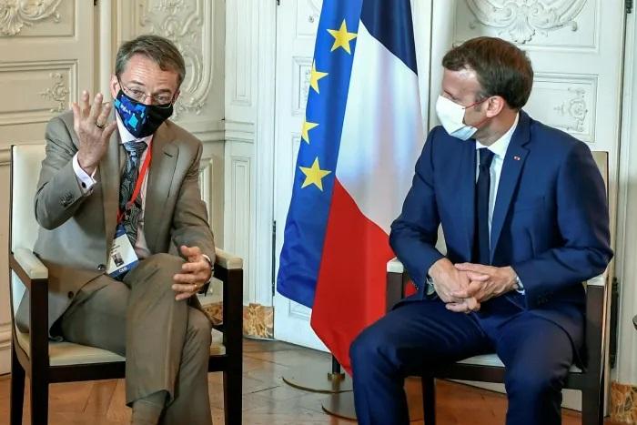 macron pat gelsinger elysee 2021