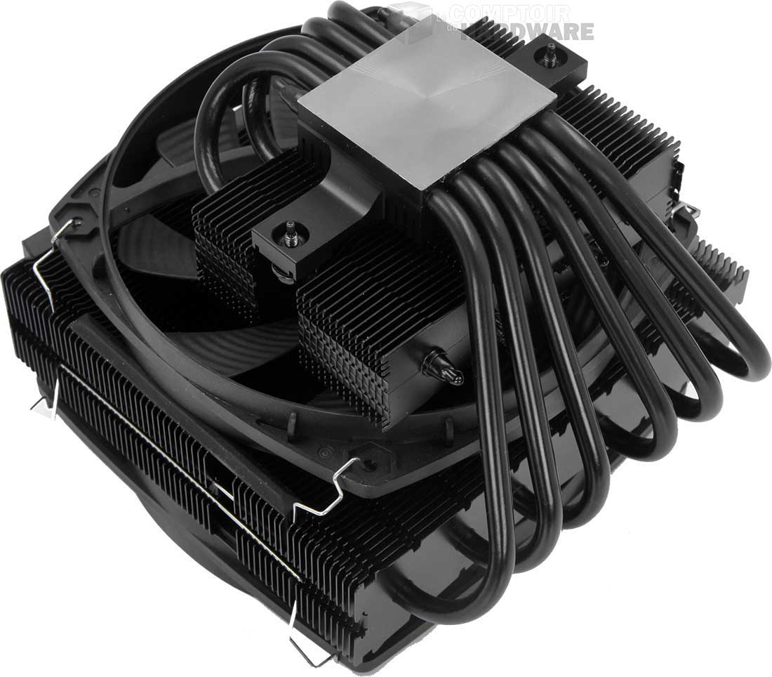 Le pont de fixation intégré au radiateur