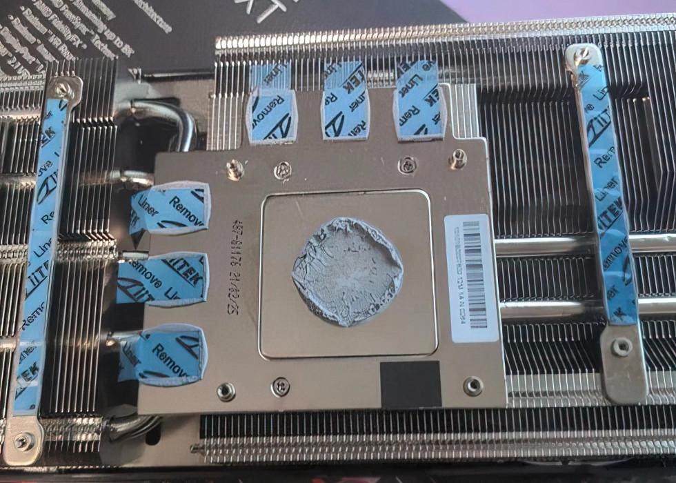 rx6700xt sticker on pads