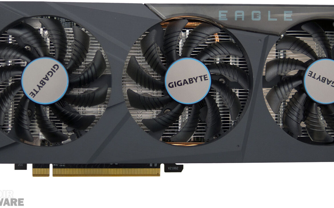 Gigabyte RX 6600 Eagle : face avant