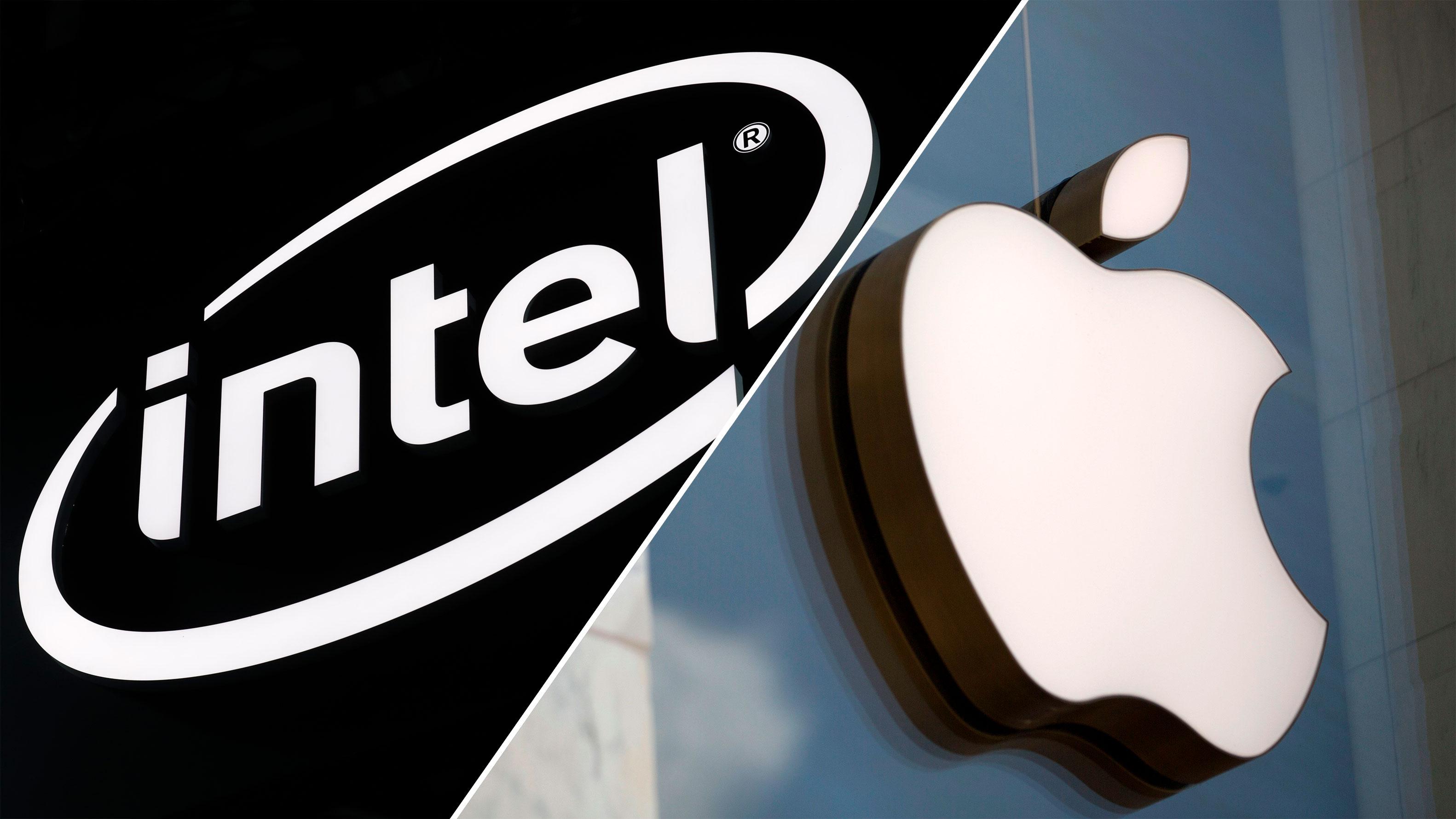 intel apple logo